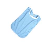 ALCXAZS Baberos para adultos, impermeables, resistentes a las manchas, lavables, esenciales para hombres y mujeres mayores, para comer. Baberos lavables para adultos. , Azul claro , 75x42.5cm