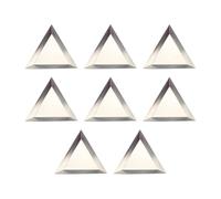 ALCXAZS Bandejas de clasificación de cuentas triangulares livianas, organizador arte uñas y almacenamiento hallazgos joyería, que proporciona un amplio espacio para clasificar cuentas, bandeja