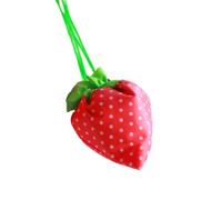 ALCXAZS Bolsa de compras de fresa, bolsos compactos plegables para estudiantes, organizador viajes al aire libre, herramienta ropa vegetal para el hogar