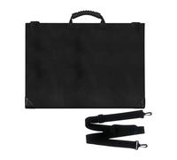 ALCXAZS Bolsa de portafolios de Arte Capacidad con 3 Bolsillos con Cremallera para Guardar Obras Arte, pósteres, Suministros Pintura Durante Viajes, Bolsa para Guardar pósteres y tablones