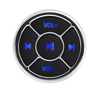 ALCXAZS Botón Multimedia inalámbrico de Mano Control Remoto Alcance Remoto de 10M Despertar en 0,5 Segundos Control Bluetooth, Botón Plata