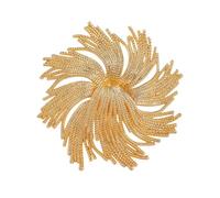 ALCXAZS Broche floral para mujer, insignia para ropa, sombrero, temperamento único, broche de solapa con ramillete para chaqueta, delicado para el pecho, accesorio decorativo para disfraz.