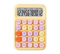 ALCXAZS Calculadora de Escritorio, calculadora estándar, Material de Oficina, Ideal para niños y Adultos. Botón mecánico. Función y números a Simple Vista. Botón mecánico 12 dígitos para niños y