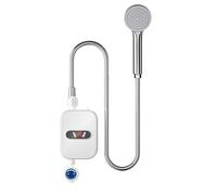 ALCXAZS Calentador de agua eléctrico para baño, calefacción instantánea con cabezal de ducha, calentador agua instantáneo, calentadores instantáneos, caliente