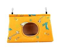 ALCXAZS Cama de Peluche para pájaros, casa Nido para pájaros con un práctico Agujero, cabaña cálida de Invierno para Que los se sientan Seguros, casa Nido cálida Invierno, cabaña para