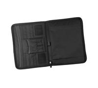 ALCXAZS Carpeta de Archivos Multiusos, portátil y Ligera, Ideal para Llevar Registros de reuniones, organización Diaria, portafolios Negocios con Cremallera y libreta.