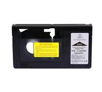 ALCXAZS Casete VHS original de fábrica para videocámaras. Convertidor de videocámara VHSC a adaptador para video compacto VHSC.