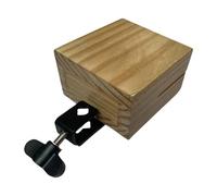 ALCXAZS Cencerro de percusión con soporte para generador de ruido, versátil para fiestas, eventos escolares y reuniones musicales, accesorio para tambor tonos altos y bajos.