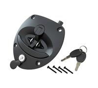ALCXAZS Cerradura de Puerta para Caravana, con Seguridad Mejorada para Exteriores, cerrojos de Seguridad duraderos, para campamentos y autocaravanas, transportadores de Carga, Tipo D