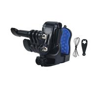 ALCXAZS Clip fácil de Colocar para una instalación Segura y cómoda de la cámara acción en la Barbilla del Casco. Soporte Montaje para Barbilla del Casco Motocicleta para cámara acción.