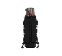 ALCXAZS Colgador de Botellas para Bebidas, Mochila de para Caza para Escalada en Roca, Bolsas portabotellas portátiles, Accesorios para Equipos al Aire Libre, Negro