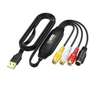 ALCXAZS Convierte VHS a VHSC Disfruta de Viejas Cintas VHS en Dispositivos nuevos Dispositivo digitalizador Convertidor Tarjeta de Captura Audio y Video XP Vista