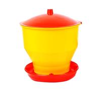 ALCXAZS Cubo de Agua Resistente para Pollos Que Ofrece Durabilidad y un Rendimiento confiable a lo Largo del Tiempo. Suministros para Aves de Corral, periquitos y gallinas, Comedero 4 kg
