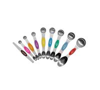 ALCXAZS Cucharas medidoras de 1/8 cucharadita, 1/4 cucharadita, /2 y 3/4 Juego versátil para hornear, cocinar y pesar café. Cucharas de acero inoxidable que caben en frascos