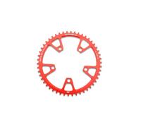 ALCXAZS de Bicicleta de Carretera 9/10/11 velocidades, Estrecho/Ancho, Anillo eslabón Resistente al Desgaste, Rueda Dentada a Prueba Herrumbre, Accesorios manivela Bicicleta, Rojo, 50T