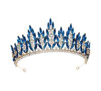 ALCXAZS Diademas de con diamantes de imitación, accesorio vintage elegante para el cabello de novia, regalo para mujeres y niñas. Hermosa hecha de aleación, diadema, tocado,