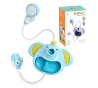 ALCXAZS Ducha de Elefante eléctrica, práctico Interruptor de un Clic, Tanque Agua Burbujas, se Puede Desmontar para una fácil Limpieza