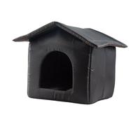 ALCXAZS El Refugio para Mascotas al Aire Libre es una solución Clave para Gatos callejeros y Perros pequeños Que Necesitan Refugio en Invierno, con Lluvia o Nieve. Casa para