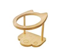 ALCXAZS Elegante Cuenco para Gatos Que añade estética al hogar y Ayuda a los Gatos a Mantener hábitos de alimentación y Bebida cómodos. Regalo para Soporte para Cuencos de Comida y Agua.