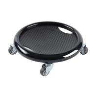 ALCXAZS Entrenador de línea de chaleco eficiente para moldear y mantener una buena Disco muscular abdominal silencioso cuatro ruedas ABS, negro