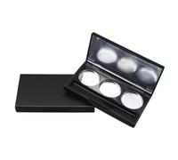 ALCXAZS Estuche vacío para paletas de Maquillaje con 3 Compartimentos y un práctico Espejo. Muy práctico. Caja vacía para paletas de Sombras de Ojos. Mantiene Las Sombras