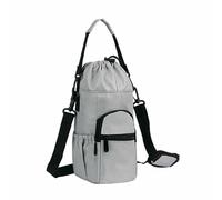 ALCXAZS Funda térmica, correa de hombro multifuncional, moderna, suave y versátil, para viajes al aire libre, choque de colores gris