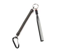 ALCXAZS Herramienta de Cebo de Gusano Pesca aleación Aluminio, pequeña fundición Agua Dulce, señuelo Suave, Palo encuadernación, Aparejo en mar, Regalos, Negro