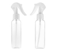 ALCXAZS Juego de 2 botellas con pulverizador de gatillo, ideales para maquillaje en aerosol y para guardarlas en viajes. Envases vacíos y rellenables. Las, 120 ml