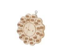 ALCXAZS Juguete de Bloques de para Madera para Loros Que Ofrece emocionantes mejoras en el tapón para Masticar, creando oportunidades únicas de Aprendizaje, Sol