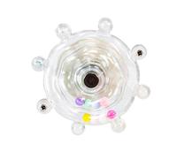 ALCXAZS Juguete para Loros pequeños, medianos, cacatúas y cotorras Que Ofrece oportunidades de Juego Activo. Entorno para Aves. Diámetro aproximado: 6 cm, Claro