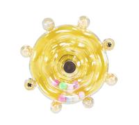 ALCXAZS Juguete para Loros pequeños, medianos, cacatúas y cotorras Que Ofrece oportunidades de Juego Activo. Entorno para Aves. Diámetro aproximado: 6 cm, Amarillo