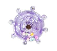 ALCXAZS Juguete para Loros pequeños, medianos, cacatúas y cotorras Que Ofrece oportunidades de Juego Activo. Entorno para Aves. Diámetro aproximado: 6 cm, Violeta