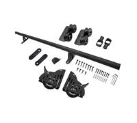 ALCXAZS Kit de riel para Escalera rodante de Resistencia con componentes robustos. Carga máxima 300 LB. Fácil Instalar para una Escalera rodante Flexible. Accesorios para Kit herrajes.