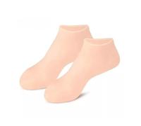 ALCXAZS Kit esencial para el cuidado de los pies, Spa, pedicura, calcetines de silicona y mascarilla hidratante, calcetines hidratantes, Gel sílice exfoliante, piel, 1 par