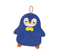 ALCXAZS La Alfombra rascadora para Gatos Ofrece un Lugar cómodo para Dormir y Jugar, a la Vez Que Protege la Alfombra y los Muebles. Rascador Colgante de, Pingüino
