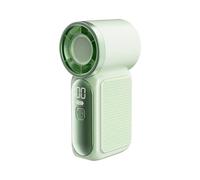 ALCXAZS Mini ventilador portátil Manténgase fresco en cualquier lugar con un ventilador de bolsillo de mano ABS pequeño Mini mano silencioso, verde