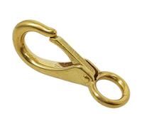 ALCXAZS Mosquetón práctico con Anillo Fijo de liberación rápida, Herramienta versátil diseñada para la gestión Segura de Equipos embarcaciones, Gancho Resorte para embarcaciones, Gancho