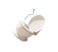 ALCXAZS Orinal infantil cómodo para niños que garantiza comodidad durante el entrenamiento para ir al baño. Diseñado pensando en la limpieza. Orinal, Asiento de PVC rosa, 27x39x32cm