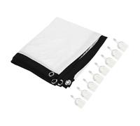 ALCXAZS Pantalla de proyección de Alto Rendimiento 16 Pulgadas, Pantalla proyección para Exteriores, Plegable para Eventos Cine al Aire Libre, Cortina, 100 Pulgadas con 8 Ganchos