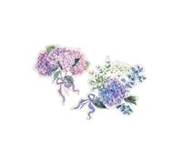 ALCXAZS Pegatina de pared DIY flor decorativa cubierta de inodoro calcomanía autoadhesiva armario cocina puerta papel pintado espejo póster hogar, Tipo 2
