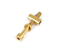 ALCXAZS Perno de fijación de Poste Asiento Bicicleta montaña aleación, Tornillos hexagonales Desmontables, Tuercas, Piezas Repuesto para Ciclo Actividad al Aire Libre, Oro, M5x40