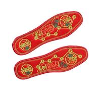 ALCXAZS Plantillas tradicionales de Año Nuevo Chino S, unisex, resistentes al desgaste, para calzado deportivo informal y transpirable, cómodas y cómodas, Rojo, 44