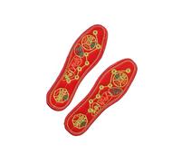 ALCXAZS Plantillas tradicionales de Año Nuevo Chino S, unisex, resistentes al desgaste, para calzado deportivo informal y transpirable, cómodas y cómodas, Rojo, 41