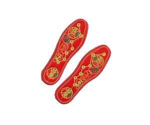 ALCXAZS Plantillas tradicionales de Año Nuevo Chino S, unisex, resistentes al desgaste, para calzado deportivo informal y transpirable, cómodas y cómodas, Rojo, 41