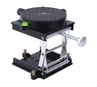 ALCXAZS Plataforma elevadora de laboratorio de fácil ajuste altura que garantiza la seguridad para todas las necesidades manipulación equipos Plataforma elevadora aleación aluminio estable y