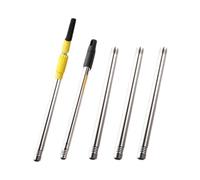 ALCXAZS Poste de extensión telescópico de fácil Montaje, aleación Aluminio, para Pintar o Limpiar áreas Altas, Universal para el Lugar Trabajo, Rodillo Pintura telescópico para, 5 sección
