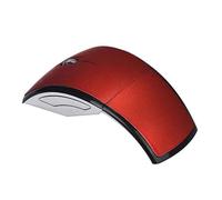 ALCXAZS Ratón Plegable inalámbrico para Videojuegos, Repuesto de Trabajo, ratón en, Viaje, hogar, Oficina, Ordenador electrónico, portátil, Accesorio de Escritorio, Rojo