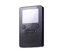 ALCXAZS Reproductor de MP3 Conector de 3,5 mm Compatible con Bluetooth Audio Video MP4 Radio Digital Bolsillo Podómetro Música Multifuncional