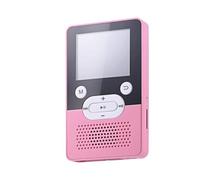 ALCXAZS Reproductor de MP3 portátil Tarjeta TF de 3,5 mm Compatible con Bluetooth MP4 JPG JPEG BMP GIF Radio E-Book Cronómetro Reproductores música, Rosa 16G