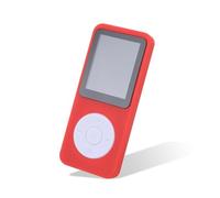 ALCXAZS Reproductores de música Soporte de grabadora Voz Libro electrónico Compatible con Bluetooth Externo Altavoz Sonido Incorporado Dispositivo electrónico, Rojo, 64G